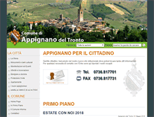 Tablet Screenshot of comune.appignanodeltronto.ap.it